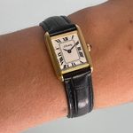 Cartier Tank Unknown (Onbekend (willekeurig serienummer)) - Wit wijzerplaat 26mm Geelgoud (2/7)