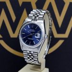 Rolex Datejust 16220 (1987) - Blue dial 36 mm Steel case (4/7)