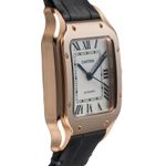 Cartier Santos WGSA0028 (2021) - Silver dial 35 mm Rose Gold case (7/8)