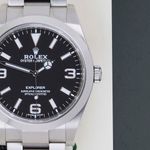 Rolex Explorer 214270 (2020) - Black dial 39 mm Steel case (5/8)