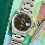 Rolex Datejust 36 16200 (2004) - Zwart wijzerplaat 36mm Staal (1/8)