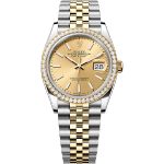 Rolex Datejust 36 126283RBR (2025) - Champagne wijzerplaat 36mm Staal (1/1)