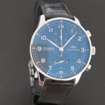 IWC Portuguese Chronograph IW371491 (2018) - Blue dial 41 mm Steel case (4/6)