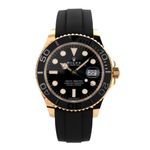Rolex Yacht-Master 42 226658 (2022) - Black dial 42 mm Yellow Gold case (2/8)