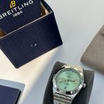 Breitling Chronomat 36 A10380101L1A1 (2024) - Green dial 36 mm Steel case (3/8)