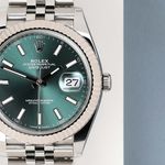 Rolex Datejust 41 126334 (2024) - Green dial 41 mm Steel case (5/8)