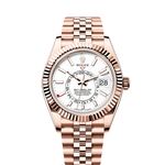 Rolex Sky-Dweller 336935 (2025) - Wit wijzerplaat 42mm Roségoud (1/1)