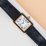 Cartier Tank Solo W5200002 (2021) - Zilver wijzerplaat 31mm Geelgoud (1/8)