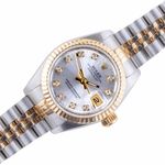 Rolex Lady-Datejust 69173 (1991) - Silver dial 26 mm Gold/Steel case (1/8)