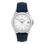 Patek Philippe Calatrava 5107G-001 (2002) - White dial 38 mm White Gold case (1/8)