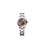 Rolex Lady-Datejust 279161 (2025) - Brown dial 28 mm Gold/Steel case (1/1)