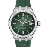 Maurice Lacroix Aikon AI6008-SS000-630-5 (2024) - Groen wijzerplaat 42mm Staal (2/3)