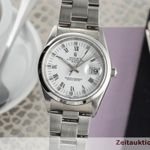 Rolex Oyster Perpetual Date 115200 (1991) - White dial 34 mm Steel case (3/8)