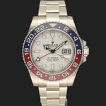 Rolex GMT-Master II 126719BLRO (2021) - Silver dial 40 mm White Gold case (2/8)