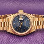 Rolex Lady-Datejust 69178 (1984) - Grijs wijzerplaat 26mm Geelgoud (1/6)