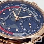 Frederique Constant Manufacture Worldtimer FC-718NRWM4H9 (2024) - Blauw wijzerplaat 42mm Roségoud (5/8)