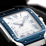 Cartier Santos WSSA0047 (2020) - Grey dial 40 mm Steel case (2/8)