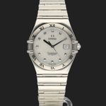 Omega Constellation 1591.71.00 (Unknown (random serial)) - White dial 28 mm Steel case (3/8)