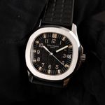 Patek Philippe Aquanaut 5066 (1999) - Zwart wijzerplaat 36mm Staal (1/8)