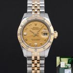 Rolex Lady-Datejust 179313 (2006) - Champagne dial 26 mm Gold/Steel case (1/8)