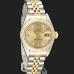 Rolex Lady-Datejust 79173 (2001) - Champagne dial 26 mm Gold/Steel case (4/8)