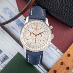 Breitling Montbrillant A41370 (2007) - Zilver wijzerplaat 38mm Staal (1/8)