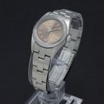 Rolex Oyster Perpetual 76080 (2003) - Roze wijzerplaat 26mm Staal (5/7)