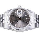 Rolex Datejust 36 16234 (1989) - Grey dial 36 mm Steel case (5/8)