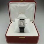 Cartier Santos 100 2878 (2006) - White dial 33 mm Steel case (8/8)