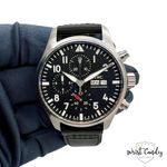 IWC Pilot Chronograph IW378001 (2023) - Black dial 43 mm Steel case (7/8)