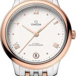 Omega De Ville 434.20.34.20.02.001 (2026) - White dial 34 mm Gold/Steel case (1/1)