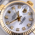 Rolex Lady-Datejust 69173 (1987) - Silver dial 26 mm Gold/Steel case (2/8)