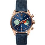 TAG Heuer Carrera CBS2241.FN8023 (2024) - Blauw wijzerplaat 39mm Roségoud (1/1)