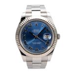 Rolex Datejust II 116334 (2016) - Blue dial 41 mm Steel case (2/8)