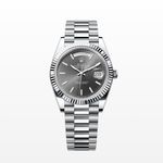 Rolex Day-Date 40 228236 (2023) - Grijs wijzerplaat 40mm Platina (1/1)