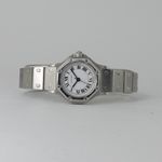 Cartier Santos 0906 (2003) - White dial 25 mm Steel case (3/8)