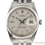 Rolex Datejust 1601 (1972) - Silver dial 36 mm White Gold case (8/8)