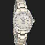 Omega Seamaster Aqua Terra 231.10.30.60.55.001 (2010) - Pearl dial 30 mm Steel case (4/8)