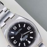 Rolex Explorer 124270 (2023) - Zwart wijzerplaat 36mm Staal (4/8)