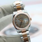 Rolex Datejust 36 116201 (Unknown (random serial)) - Grey dial 36 mm Gold/Steel case (8/8)