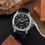 Panerai Luminor Marina Automatic PAM00048 (Unknown (random serial)) - Black dial 40 mm Steel case (1/8)