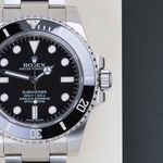 Rolex Submariner No Date 114060 (2017) - Zwart wijzerplaat 40mm Staal (5/8)