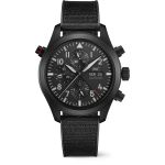 IWC Pilot Double Chronograph IW371815 (2025) - Zwart wijzerplaat 44mm Titanium (1/1)