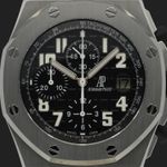 Audemars Piguet Royal Oak Offshore Chronograph 25721ST.OO.1000ST.08 (2008) - Zwart wijzerplaat 42mm Staal (2/8)