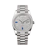 Rolex Day-Date 40 228349RBR (2025) - Diamant wijzerplaat 40mm Witgoud (1/1)
