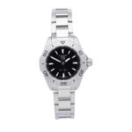 TAG Heuer Aquaracer Lady WBP1410.BA0622 (2023) - Black dial 30 mm Steel case (1/7)