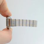 Cartier Santos Galbée 1567 (2022) - Wit wijzerplaat 24mm Goud/Staal (8/8)