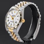Rolex Datejust 36 16013 (1988) - White dial 36 mm Gold/Steel case (4/8)