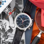 IWC Portuguese Yacht Club Chronograph IW390204 (Onbekend (willekeurig serienummer)) - Zwart wijzerplaat 45mm Staal (1/8)