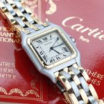 Cartier Panthère 187957 (1990) - White dial 29 mm Gold/Steel case (4/8)